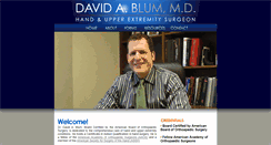 Desktop Screenshot of drdavidblum.com